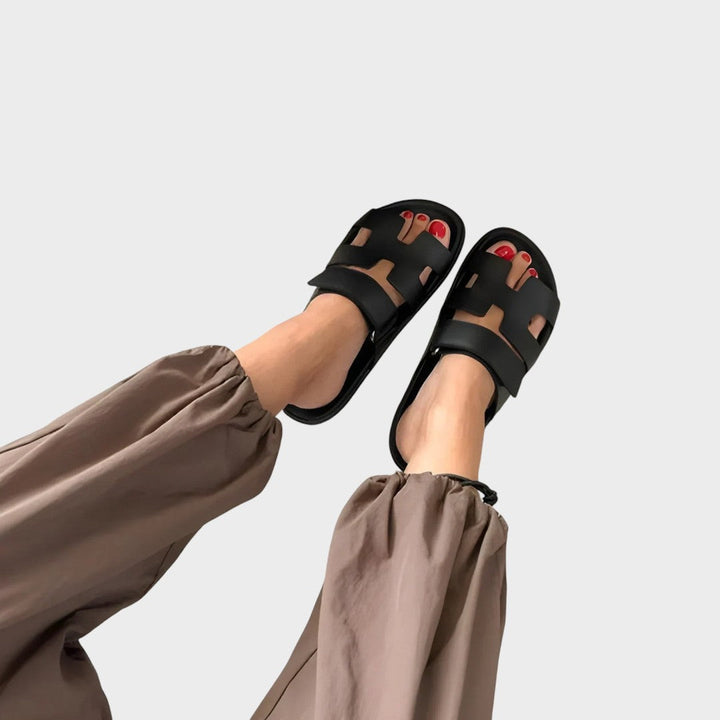 Cayetana | Sandalias Elegantes De Cuero