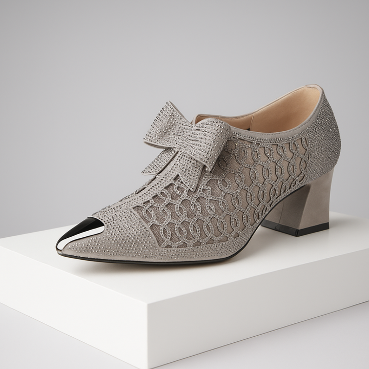 Zapatos de Tacón Vivienne con Lazo