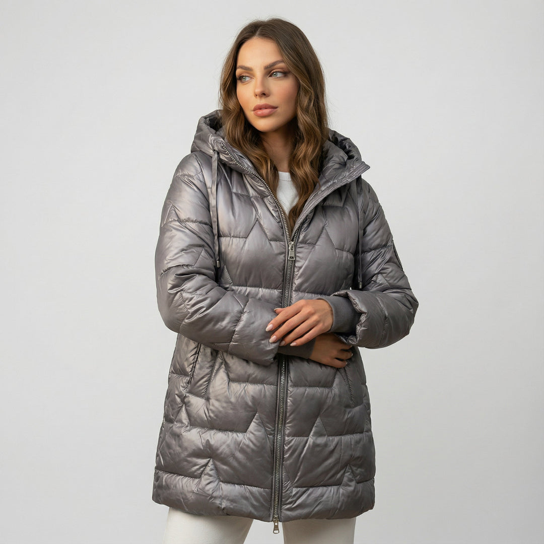 FERRERO™ | Elegante abrigo de invierno acolchado