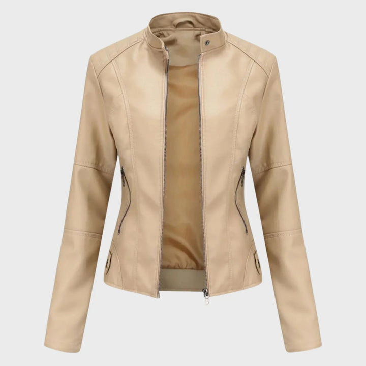 Romina | Chaqueta de Cuero Casual