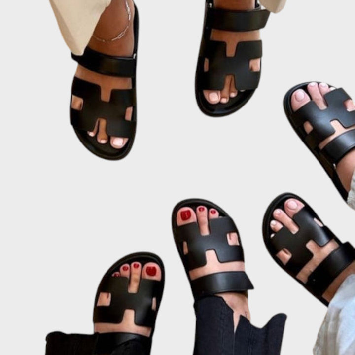 Cayetana | Sandalias Elegantes De Cuero