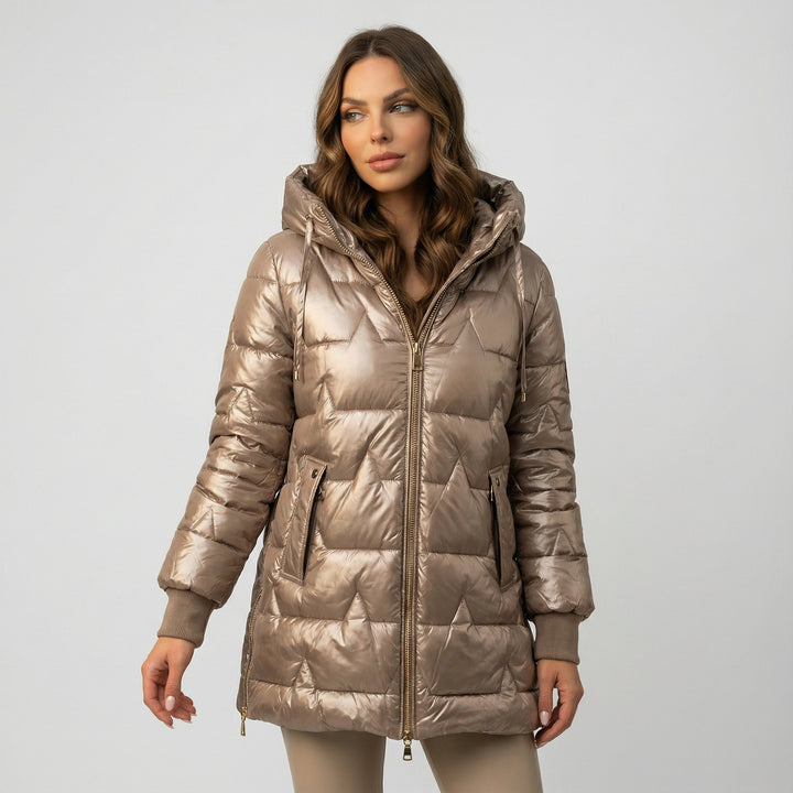 FERRERO™ | Elegante abrigo de invierno acolchado
