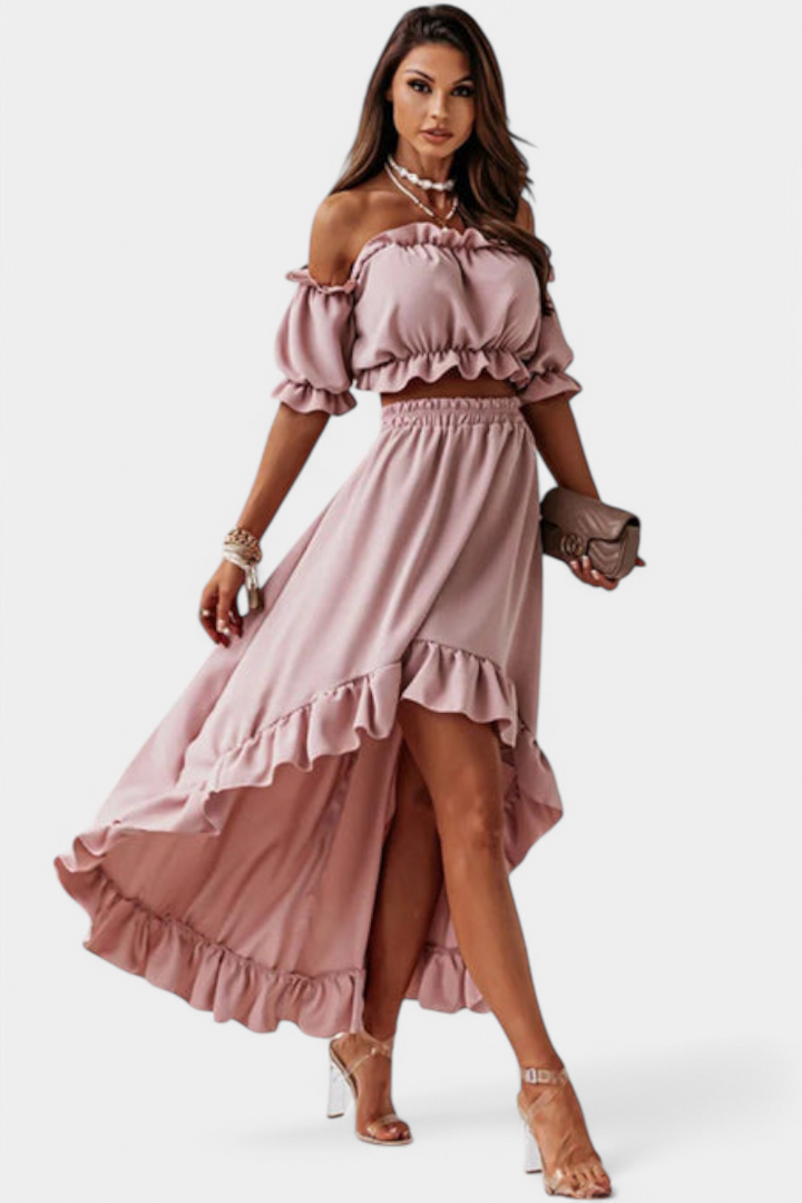 Katja | Conjunto de 2 piezas Off-Shoulder