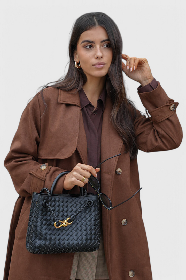 Bolsa Diaria Tejida Índigo