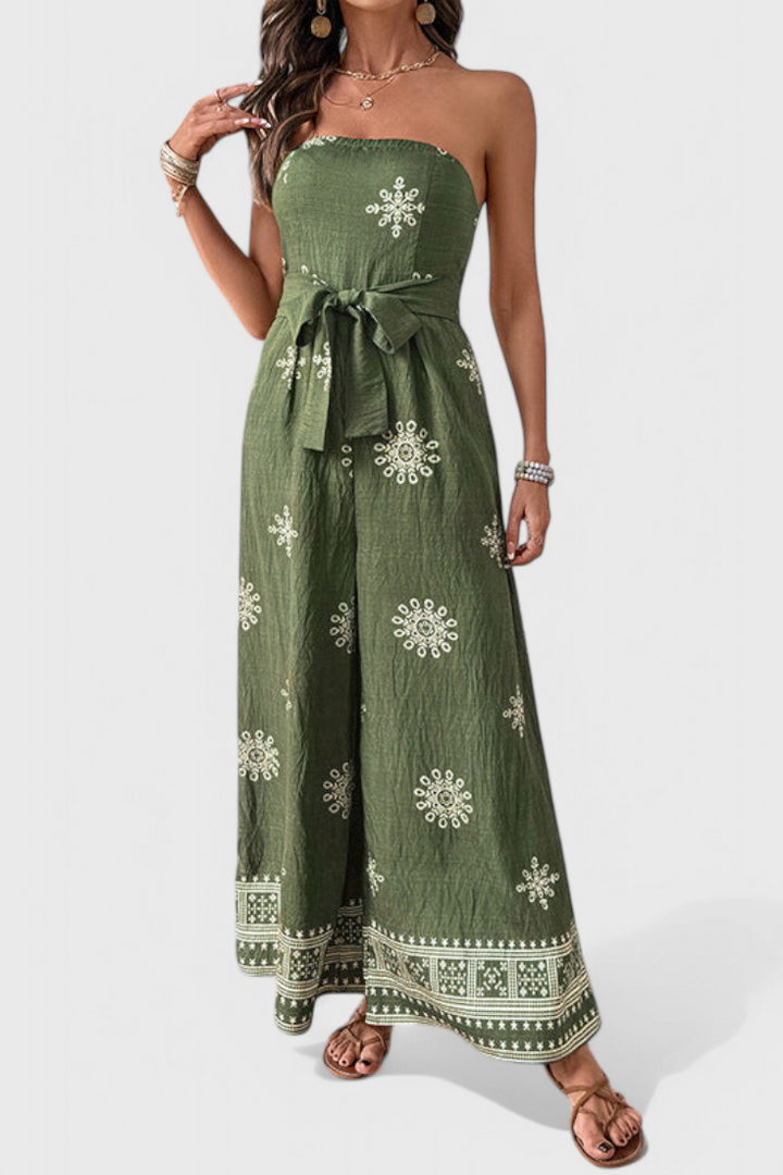 Zanele Mono Impreso Sin Mangas