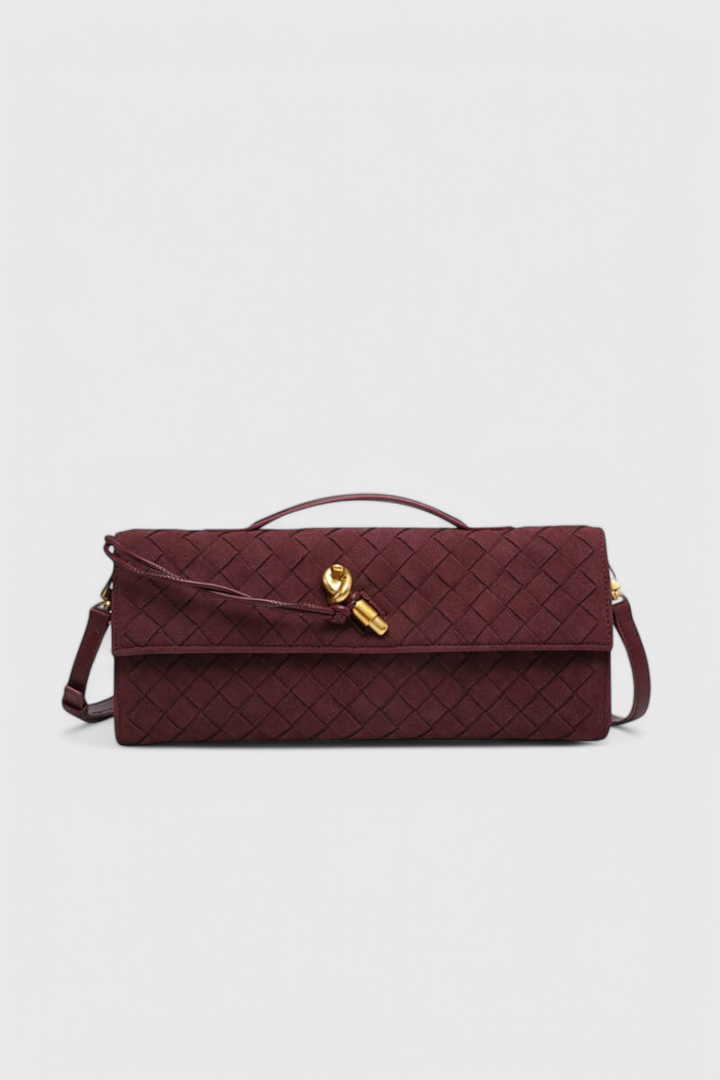 Melanie Bolso de Hombro Clásico de Ante