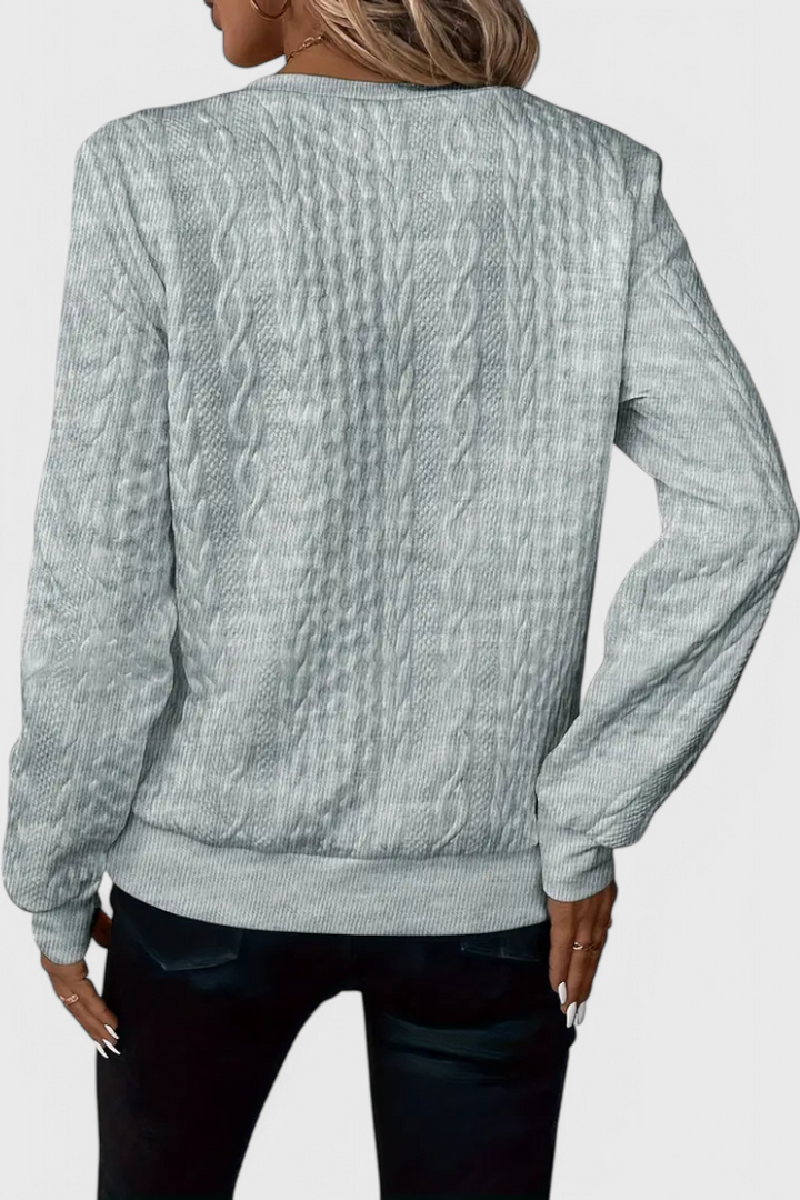 Zoey | Jersey de Punto con Cremallera Suave