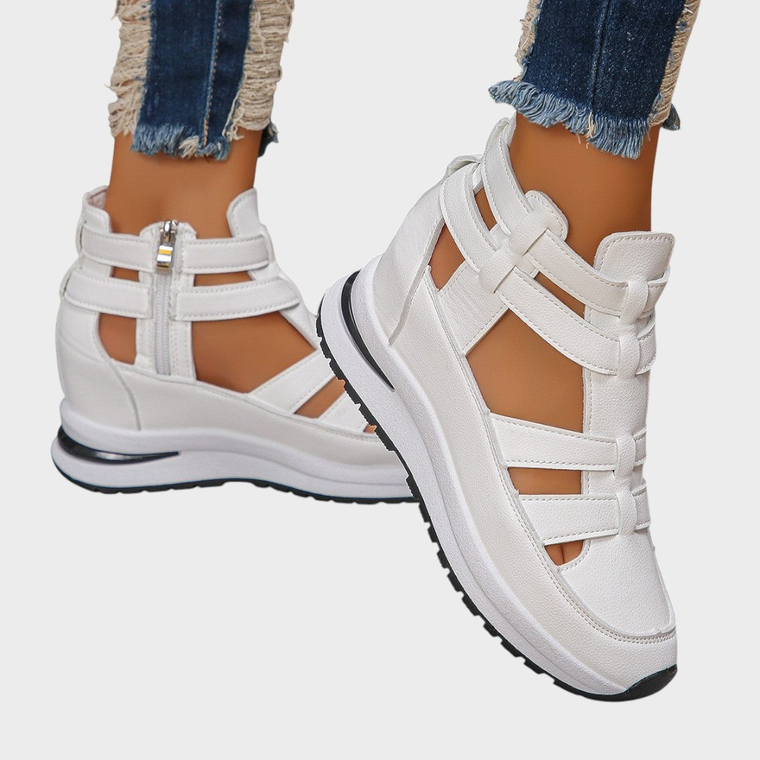 Isabel | Elegantes Sandalias Con Cremallera Lateral