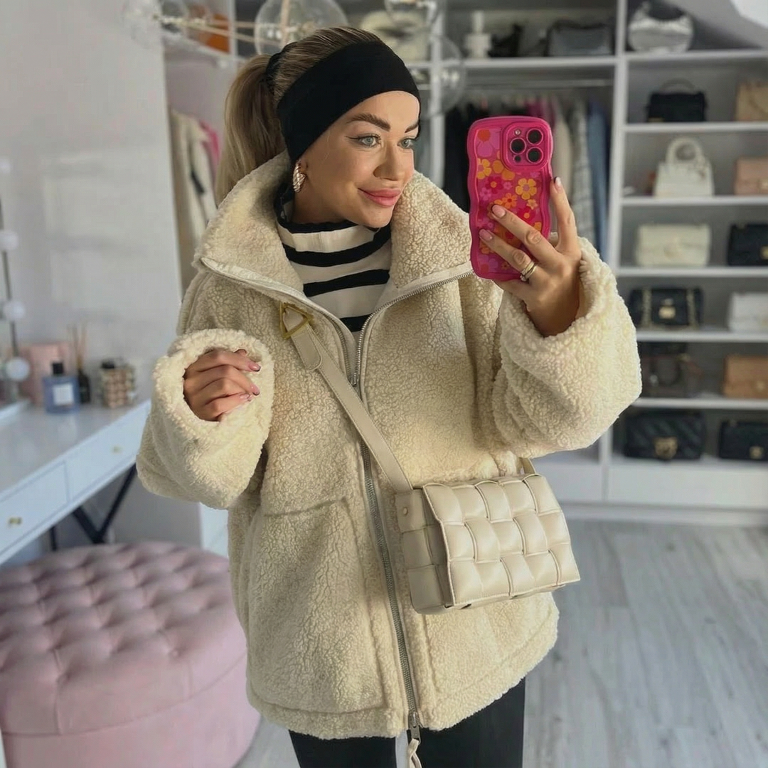 MIRELLA™ | Chaqueta polar de peluche