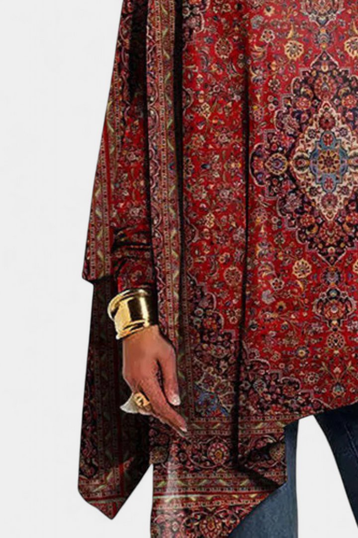 Andina Jersey de Cuello Barco Elegante