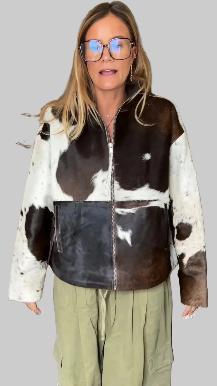 Octavia | Chaqueta Impresa de Leopardo